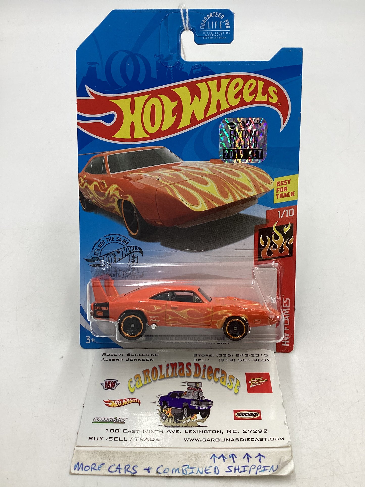 2019 Hot wheels Gamestop Exclusive 69 Dodge Charger Daytona Factory Sealed 236D