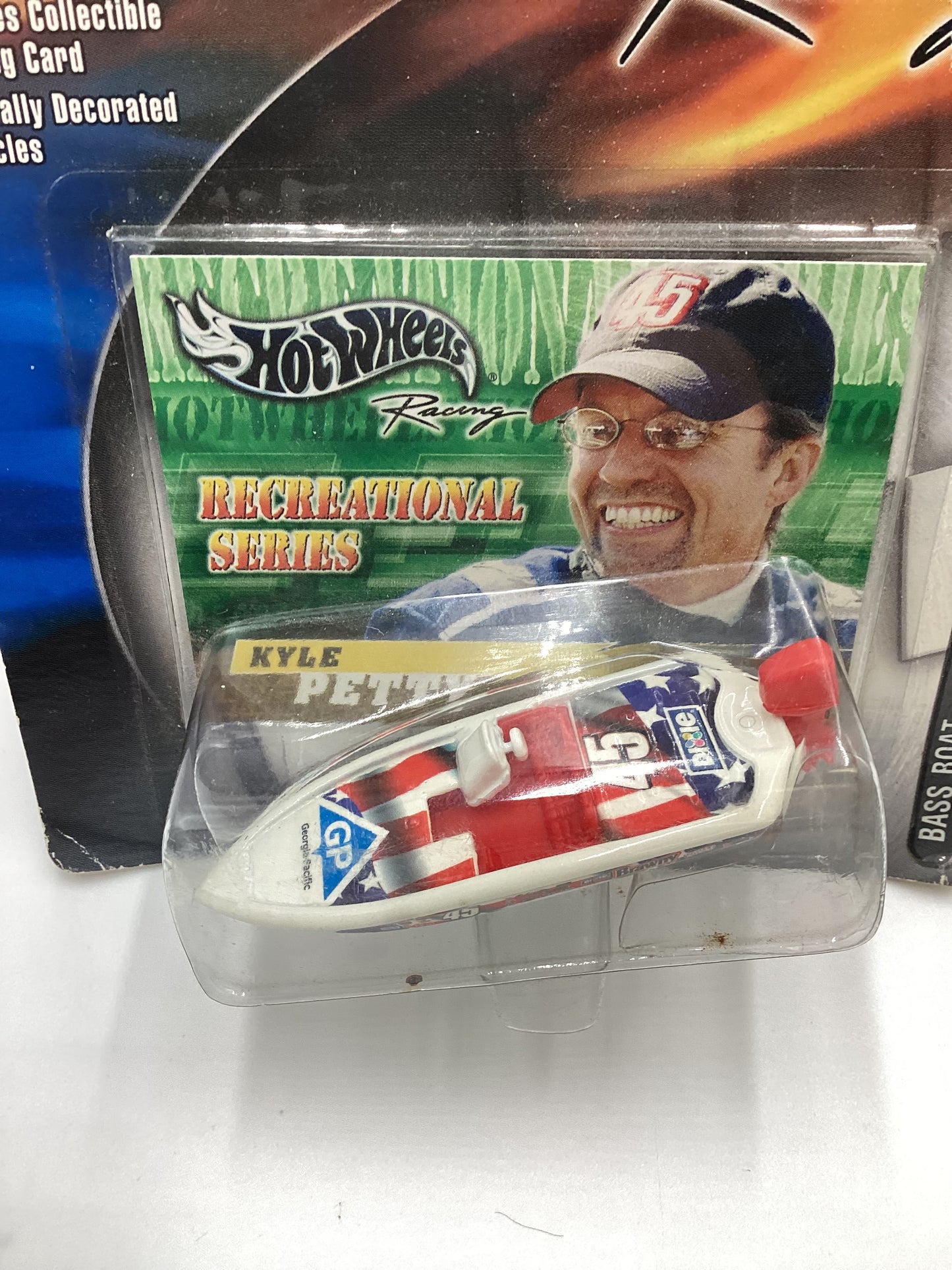 Hot Wheels Racing Recreational Series Bass Boat Kyle Petty