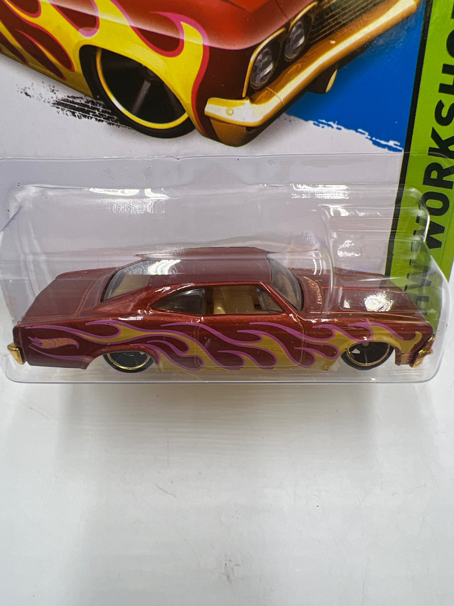 2014 Hot Wheels Workshop #218 65 Chevy Impala Red 12E