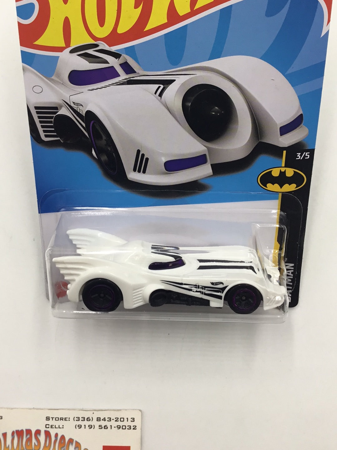 2023 hot wheels #103 Batmobile white the flash AA3