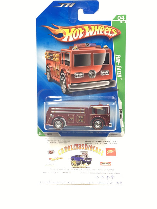 2009 hot wheels super treasure hunt #46 Fire-Eater W/Protector