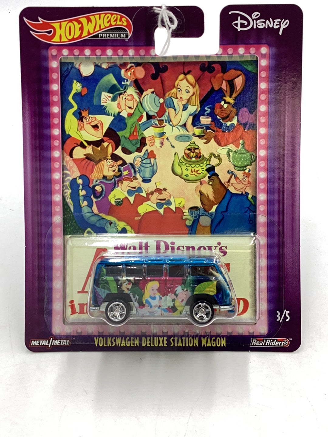 Hot wheels pop culture Disney Alice in Wonderland Volkswagen Deluxe Station Wagon 265D