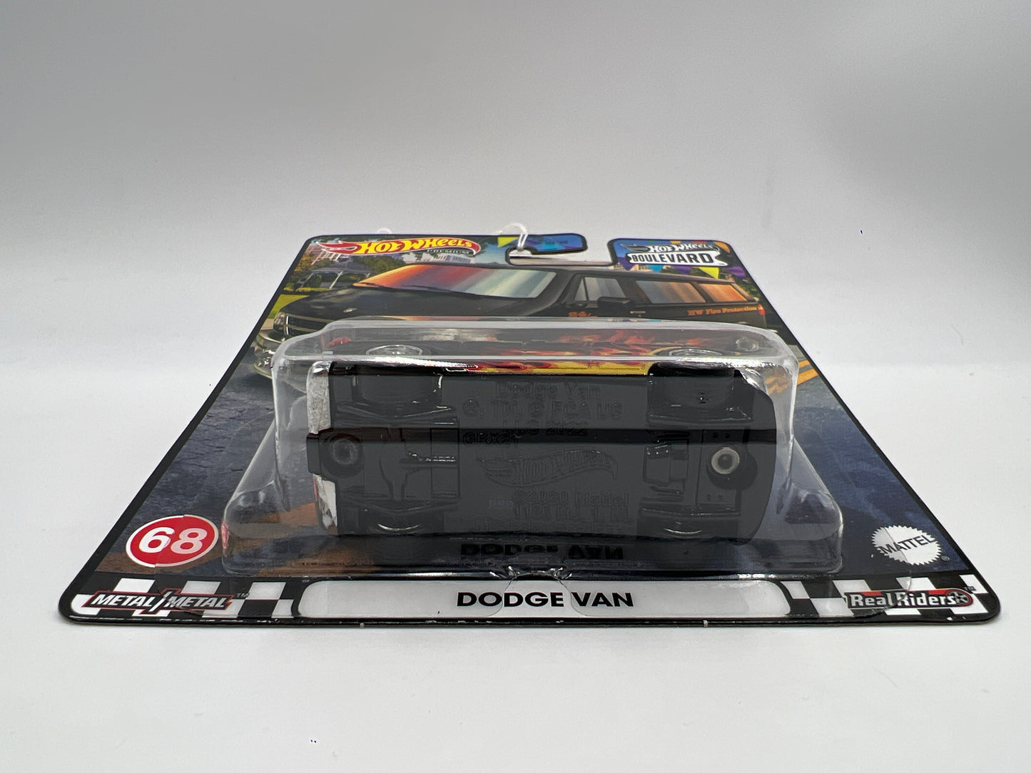 Hot Wheels Premium Boulevard #68 Dodge Van Black 265A