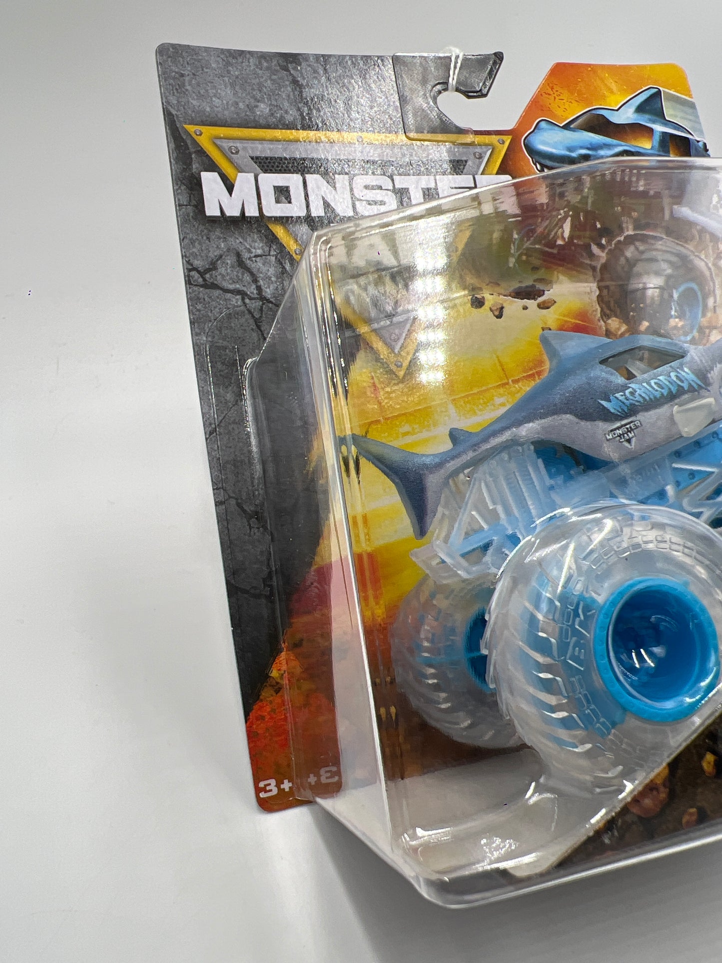 Monster Jam Series 1 Megalodon Blue W/Clear Tires 126E