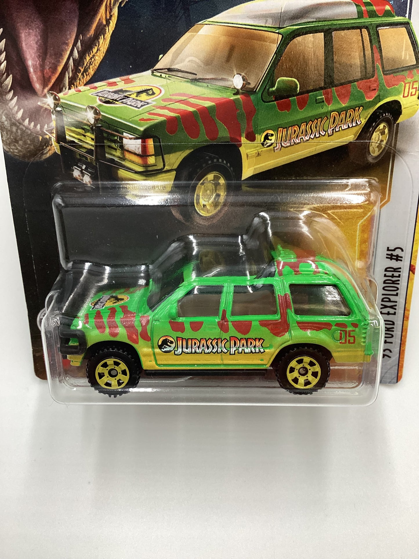 2022 Matchbox Jurassic World Domination 93 Ford Explorer #5 Green 163B