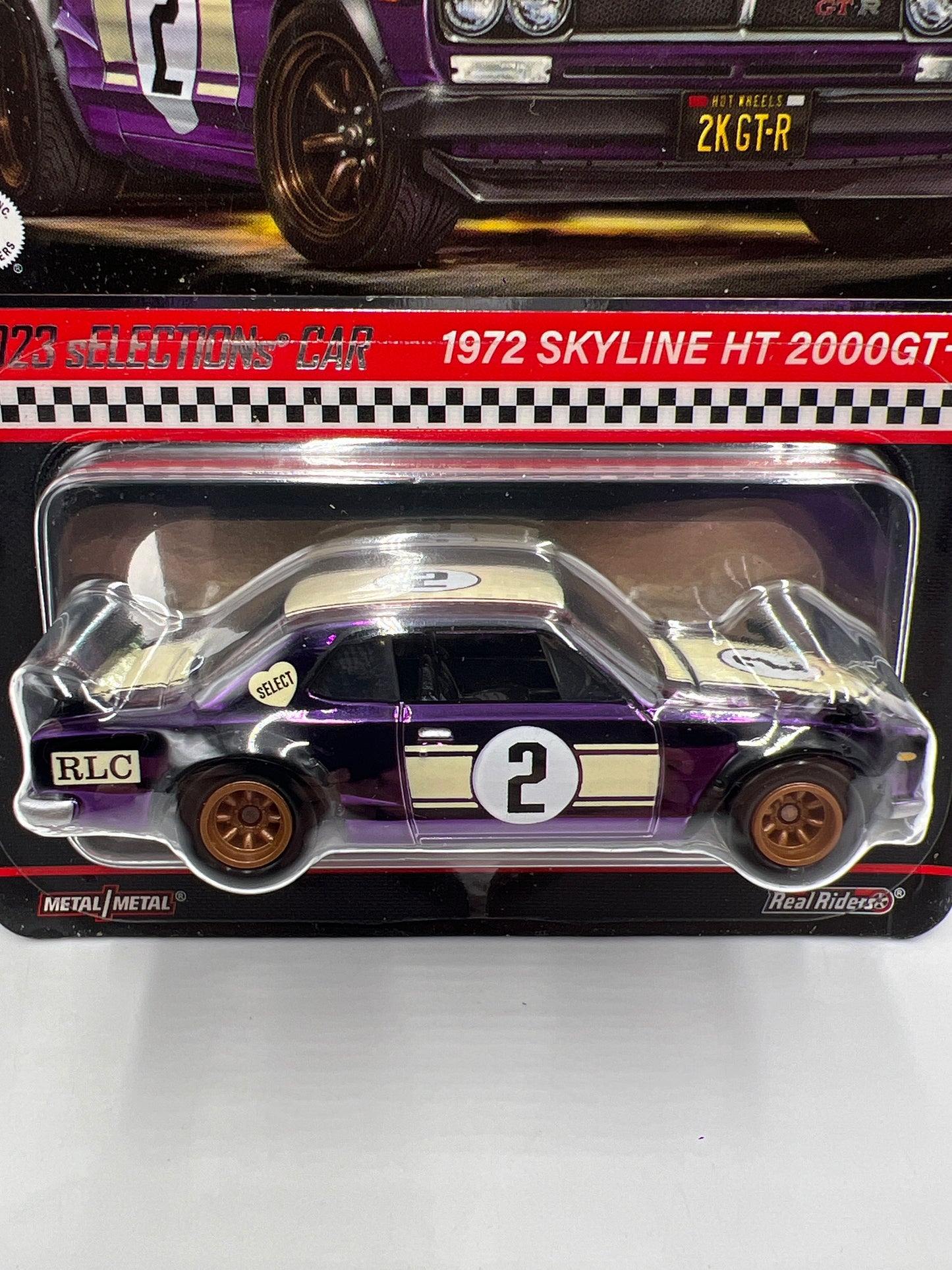 2023 Hot Wheels RLC sELECTIONs 1972 Skyline H/T 2000GT-R Purple W/Protector