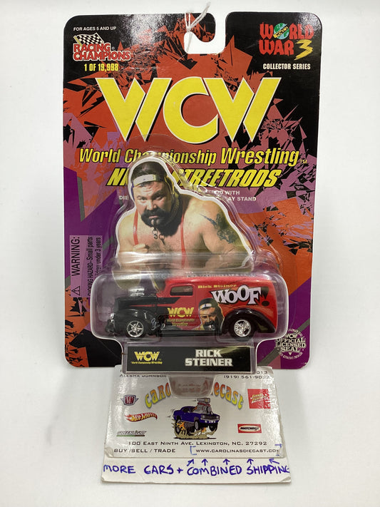 Racing Champions WCW Nitro Streetrods Rick Steiner 40 Custom Delivery Red SR