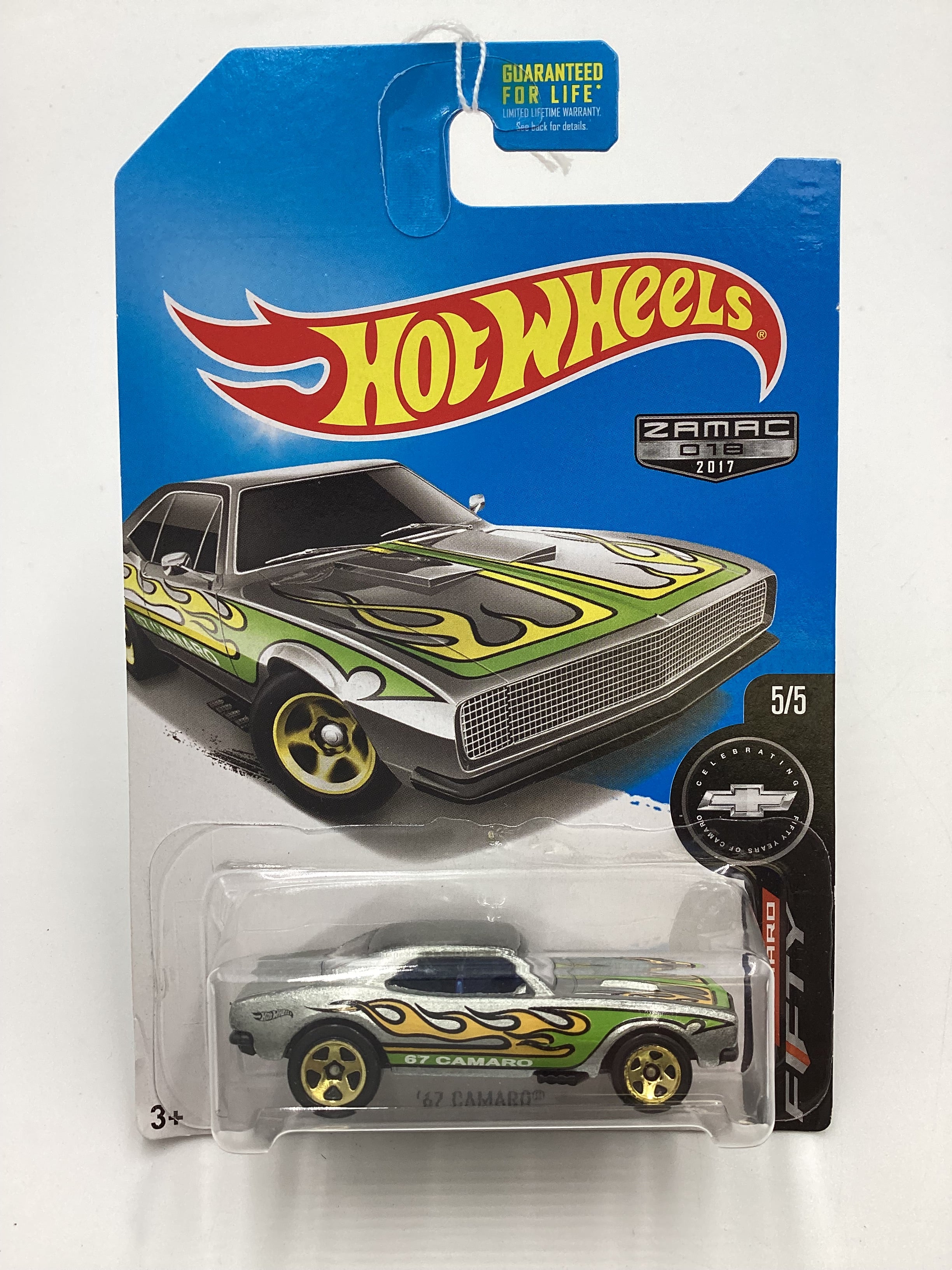 2017 Hot Wheels Camaro Fifty Zamac #18 1967 Camaro Walmart