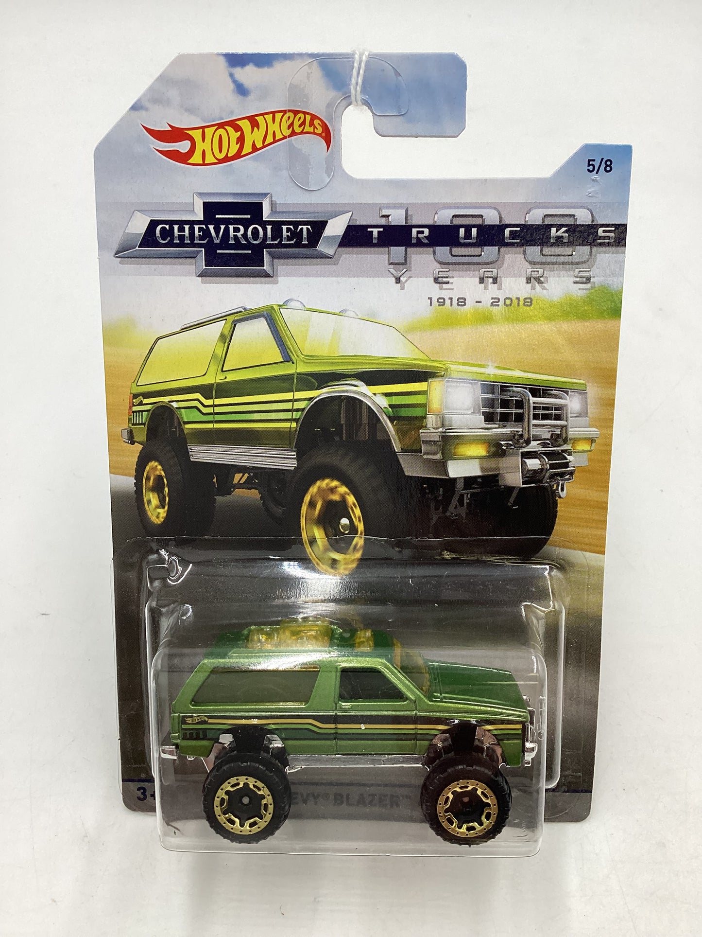 Hot Wheels Walmart 100 Years Chevy #5 Chevy Blazer 4x4 Green 160A