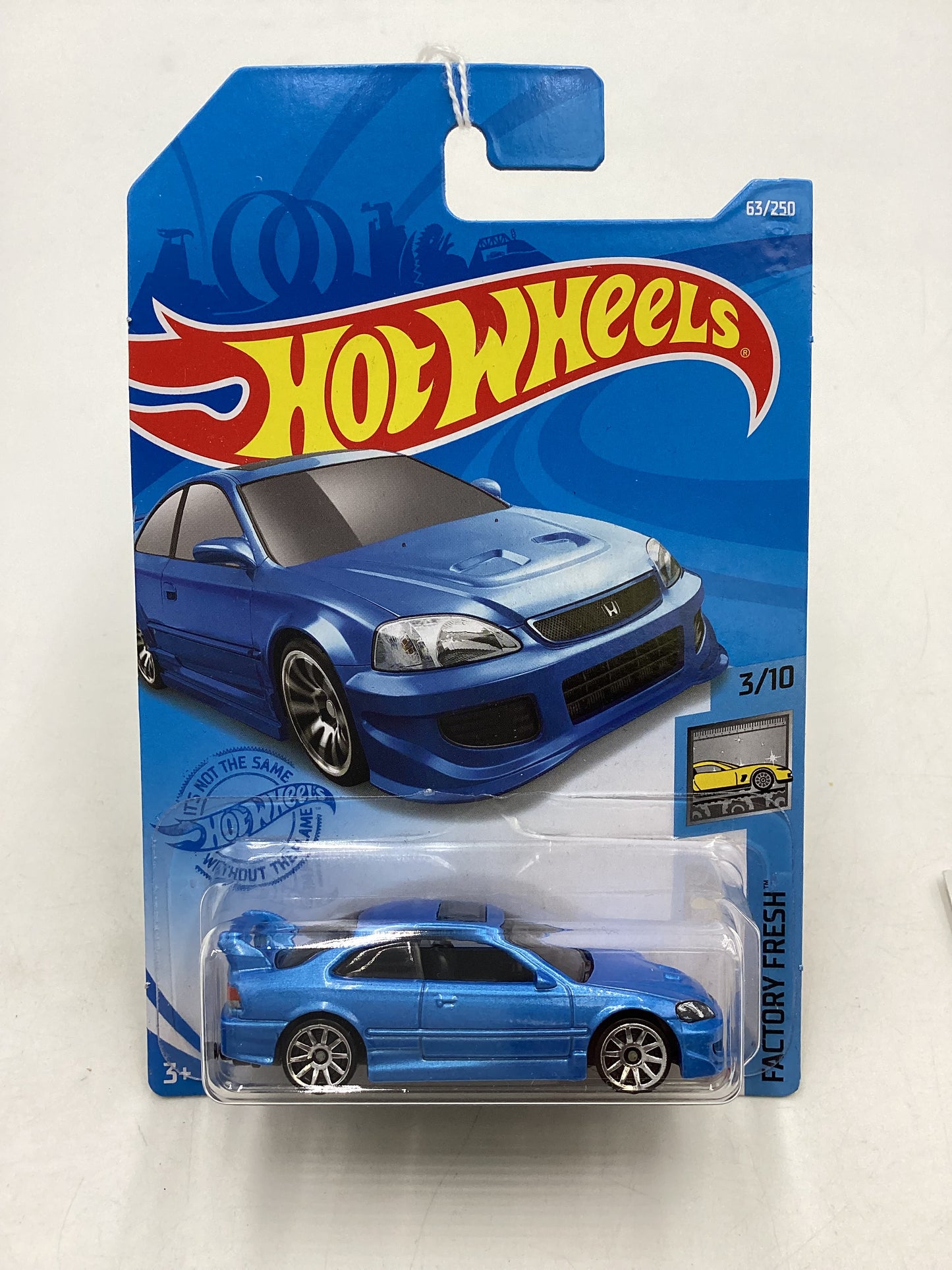 2021 Hot Wheels #63 Honda Civic Si Blue 79B