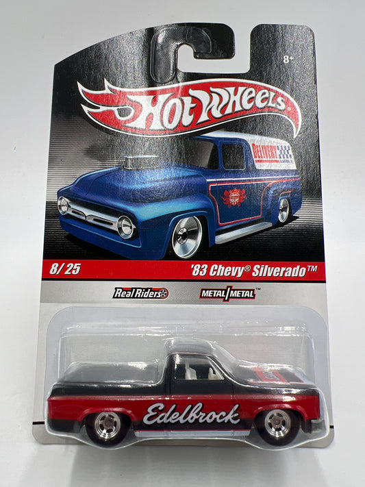Hot Wheels Premium Slick Rides #8 83 Chevy Silverado Edelbrock W/Protector