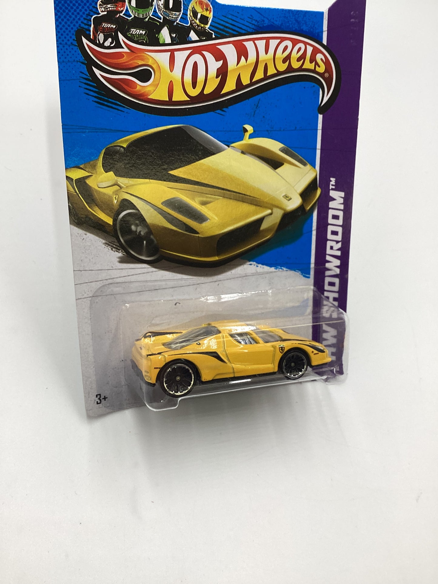 2013 Hot Wheels #178 Enzo Ferrari Yellow SR