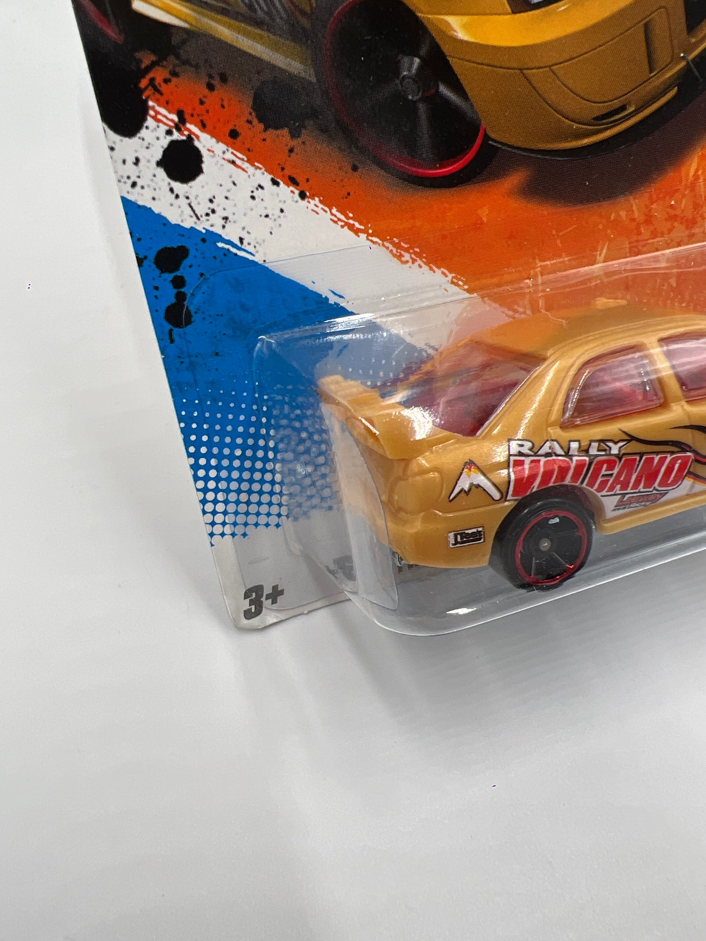 2011 Hot Wheels Thrill Racers Volcano #204 Subaru Impreza Gold