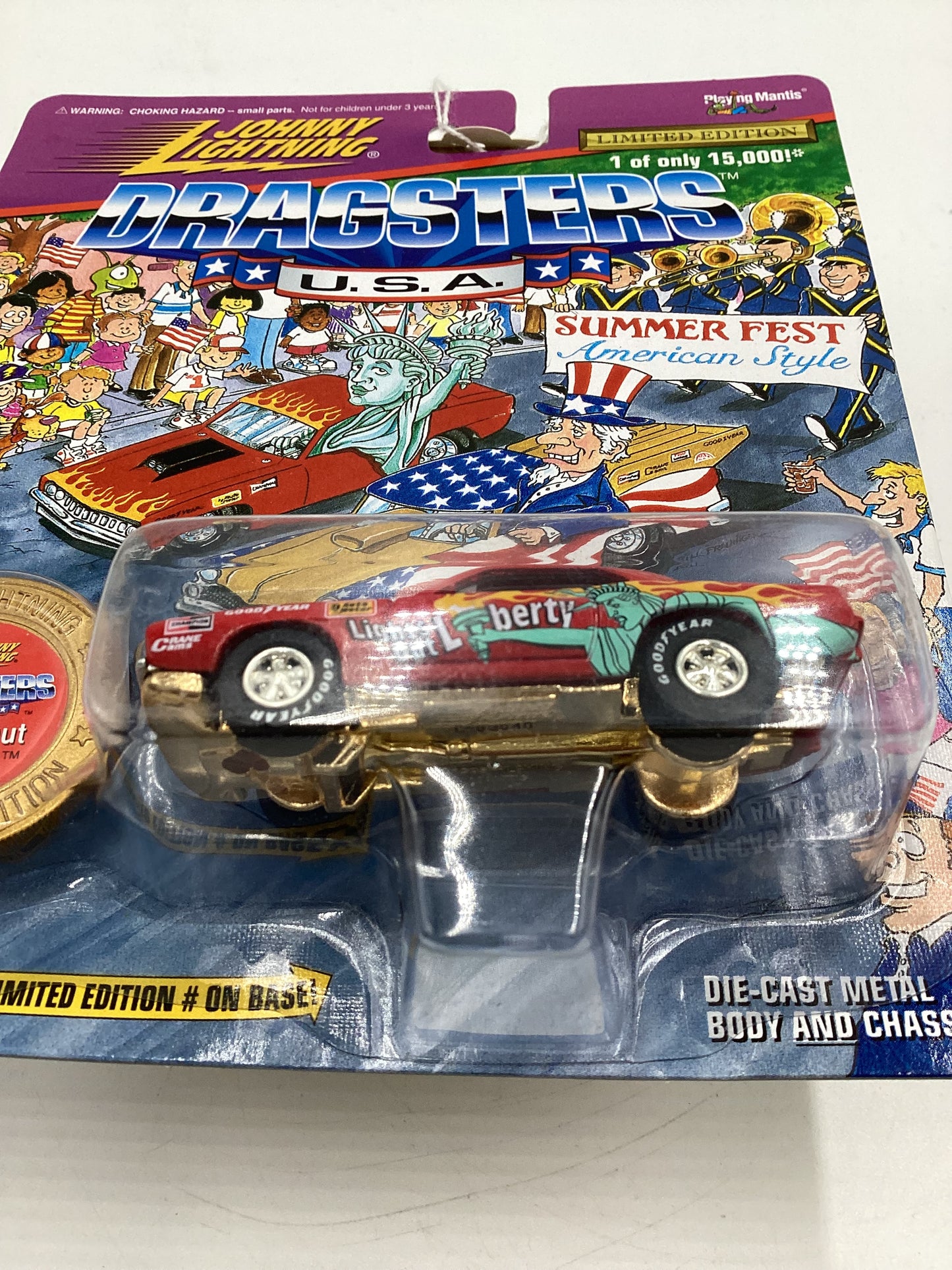 Johnny Lightning Dragsters U.S.A #3040/15000 Lights Out Liberty Red 186D