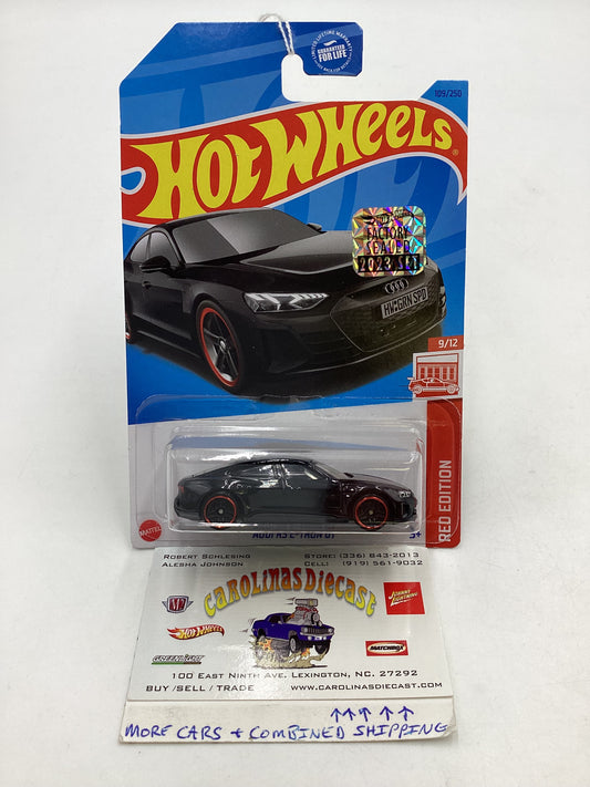 2023 Hot wheels Red edition Factory Sealed #109 Audi RS E-Tron GT *Cracked Blister* 150H