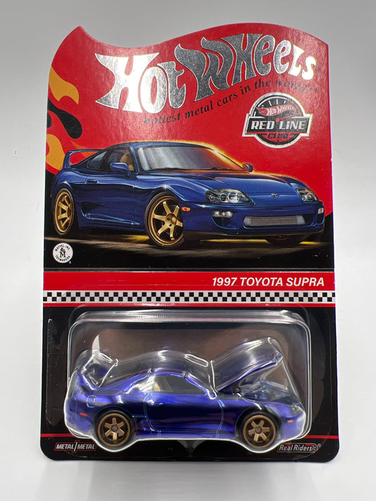2024 Hot Wheels RLC 1997 Toyota Supra Blue W/Protector
