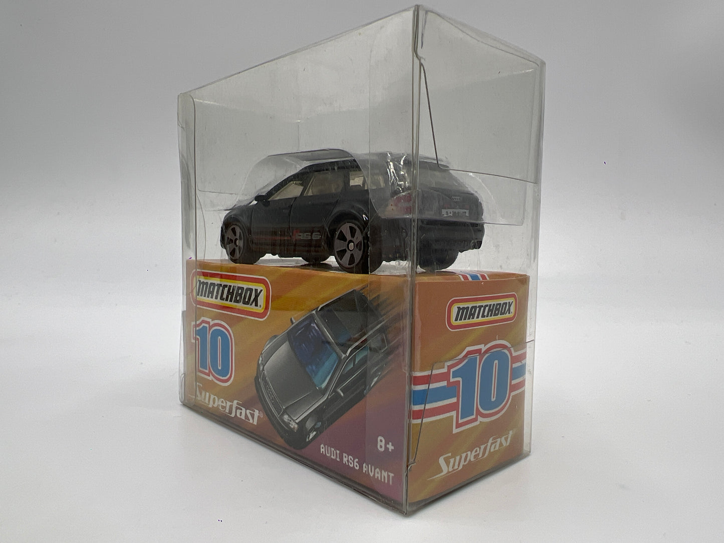 Matchbox Superfast #10 Audi RS6 Avant Black W/Chrome Wheels