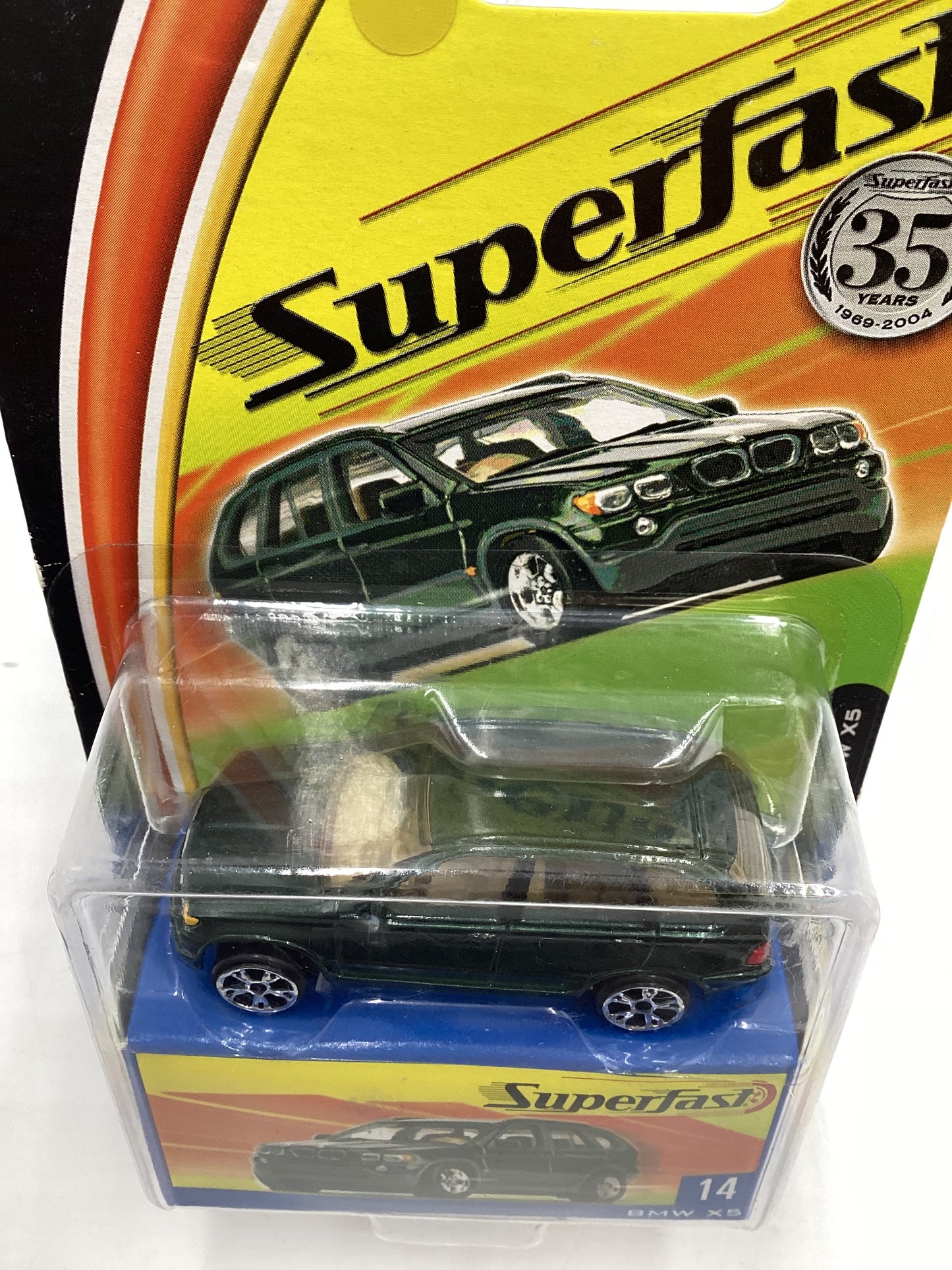 Matchbox 2004 Superfast #14 BMW X5 Dark Green 173A