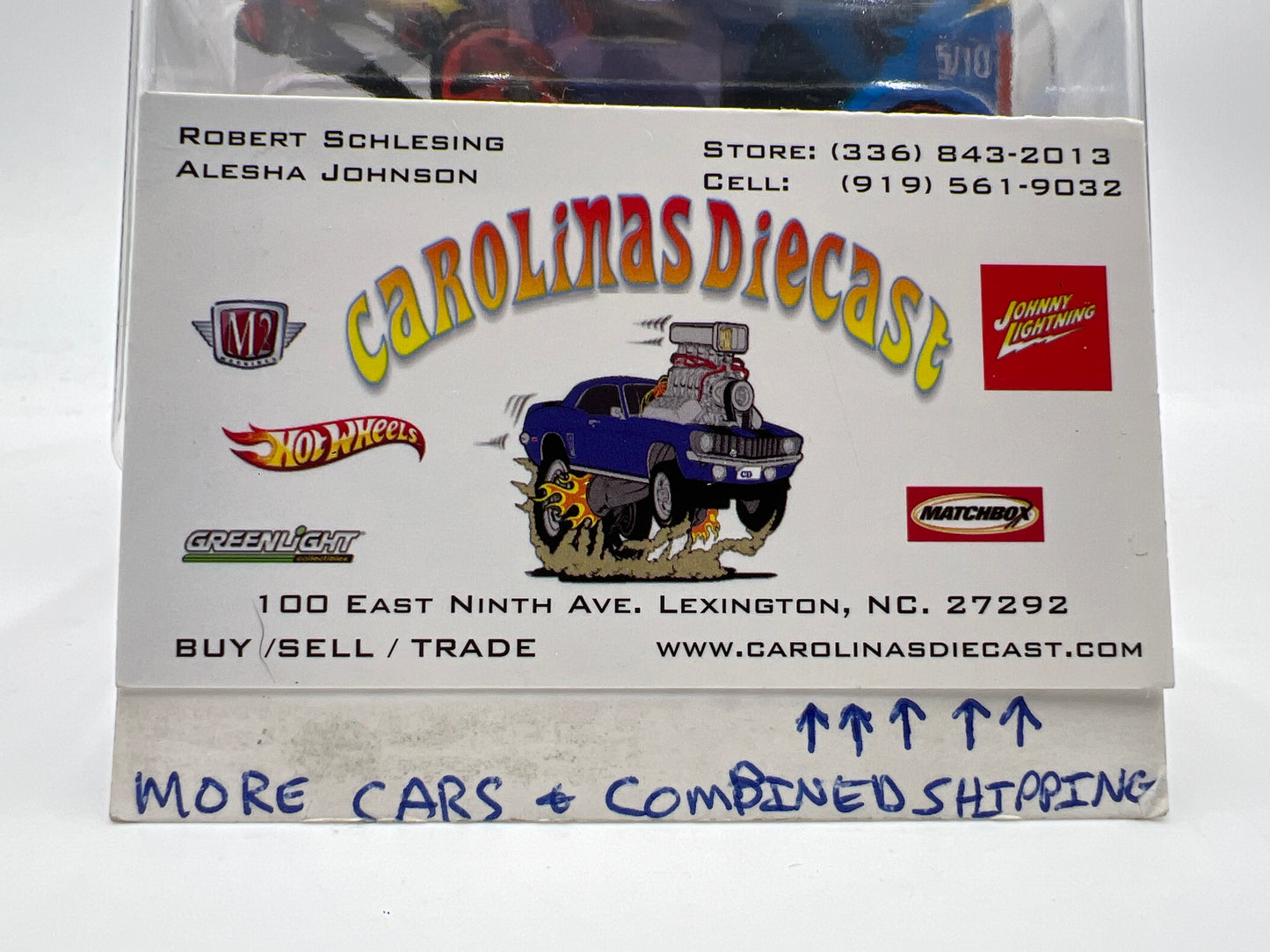 2016 Hot Wheels Super Treasure Hunt #5 Carbonic Blue W/Protector