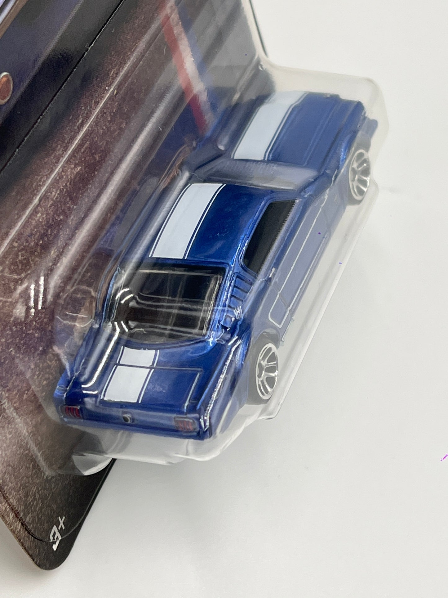 2024 Hot Wheels Silver Series 60 Years Mustang #5 65 Ford Mustang 2+2 Fastback Blue Metal Base/Paint Variation W/Protector VHTF