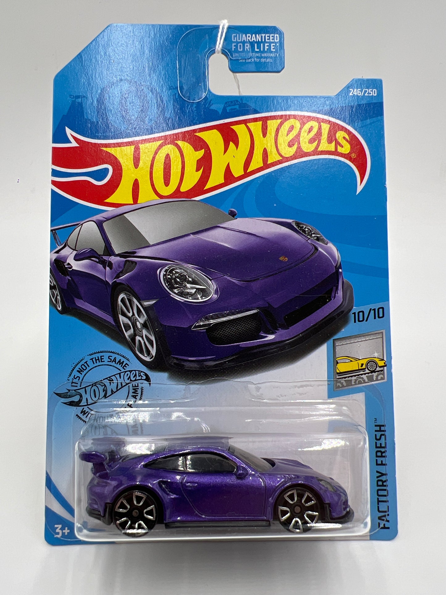 2019 Hot Wheels Factory Fresh #246 Porsche 911 GT3 RS Purple SR