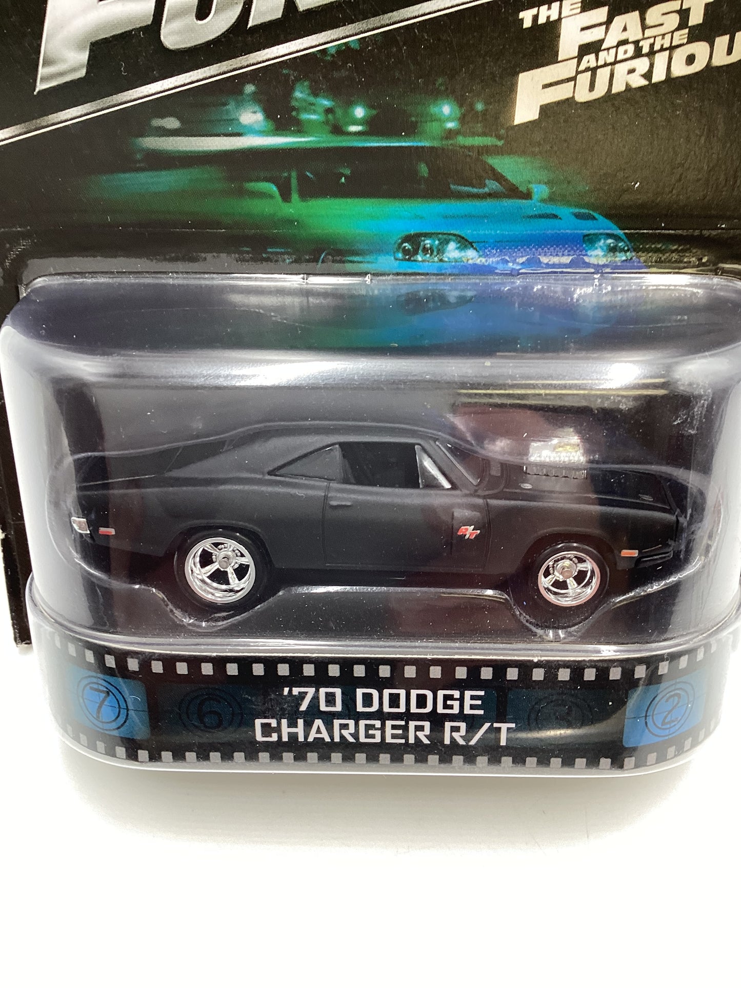 2014 Hot wheels Retro Entertainment Fast & Furious 70 Dodge Charger R/T Black 242B