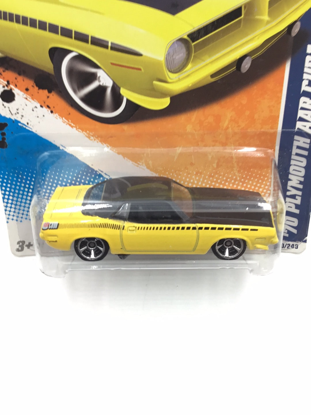 2011 Hot Wheels #80 70 Plymouth AAR Cuda V7