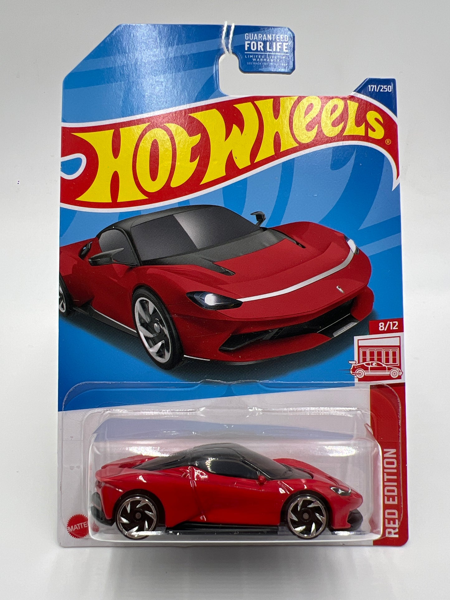 2022 Hot Wheels Target Exclusive Red Edition #171 Automobili Pininfarina Battista Red