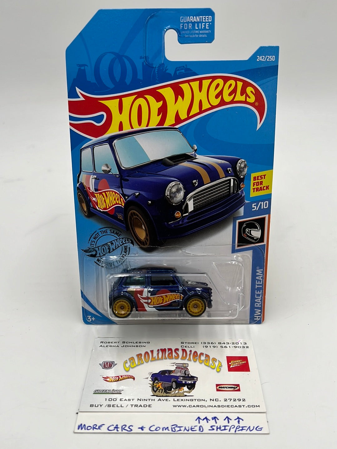 Hot Wheels 2019 Super Treasure Hunt Morris Mini #242 w/protector