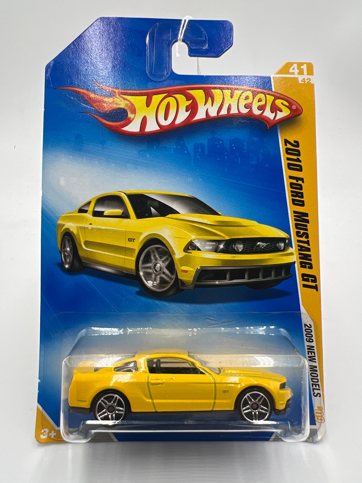 2009 Hot Wheels New Models #41 2010 Ford Mustang GT Yellow 24C