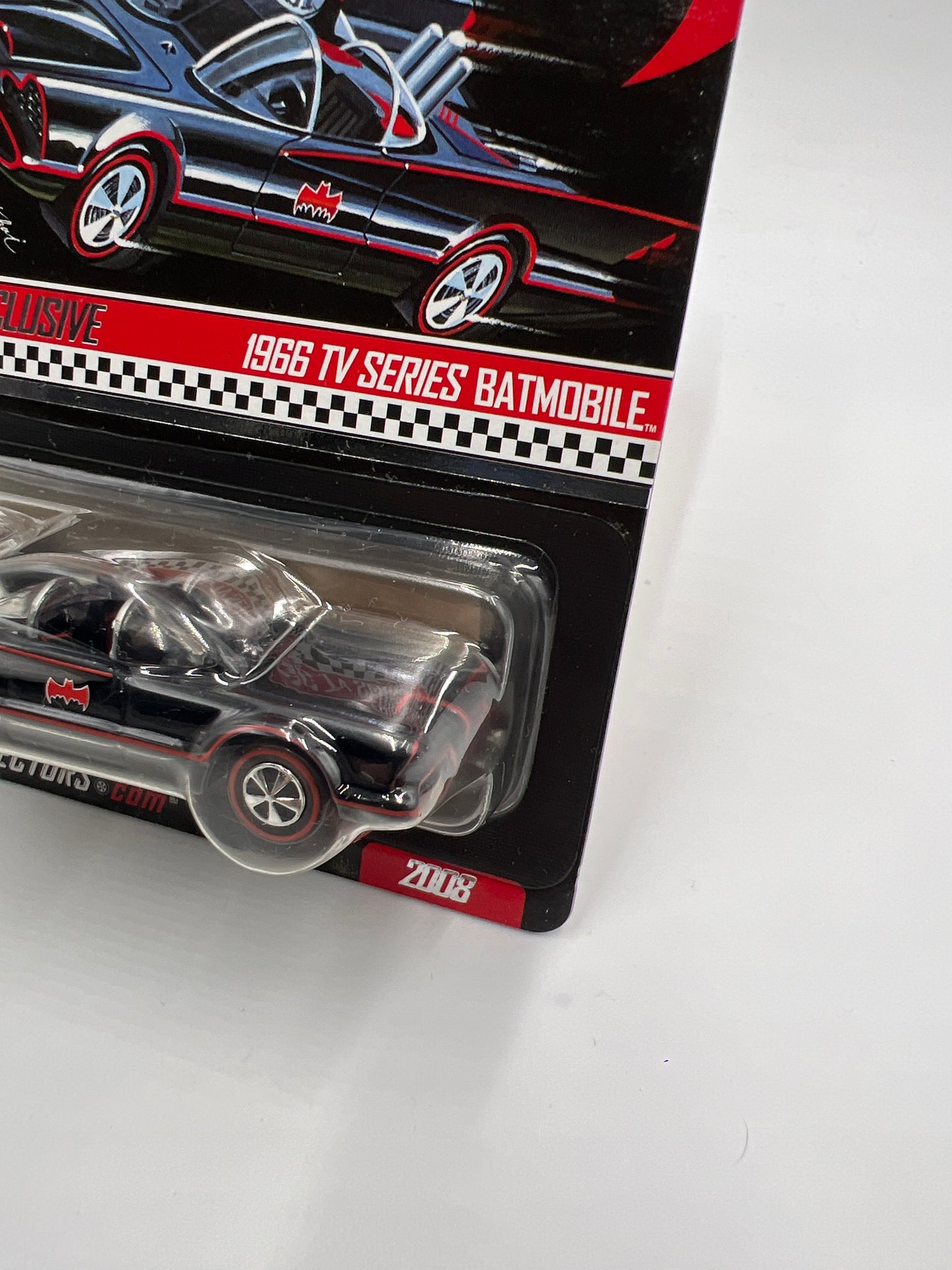 2008 Hot Wheels RLC Club Exclusive 492/13428 1966 TV Series Batmobile Black W/Protector