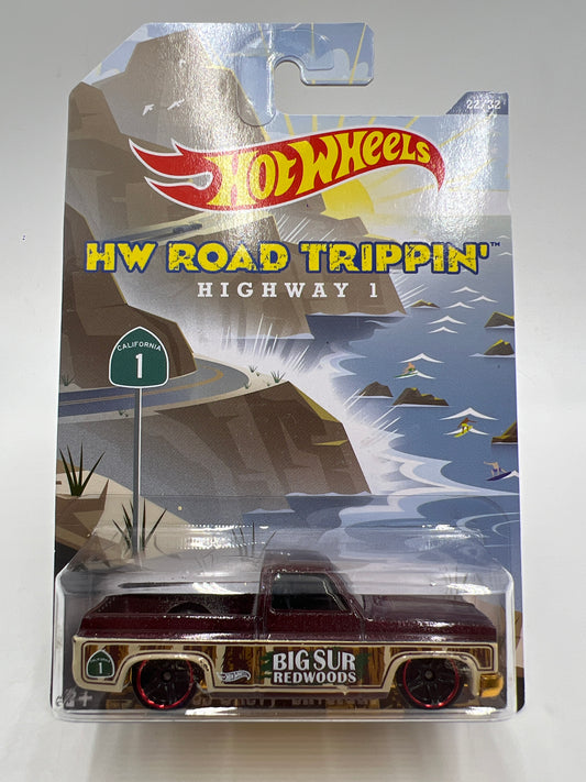 2014 Hot Wheels Road Trippin #22 83 Chevy Silverado W/Protector