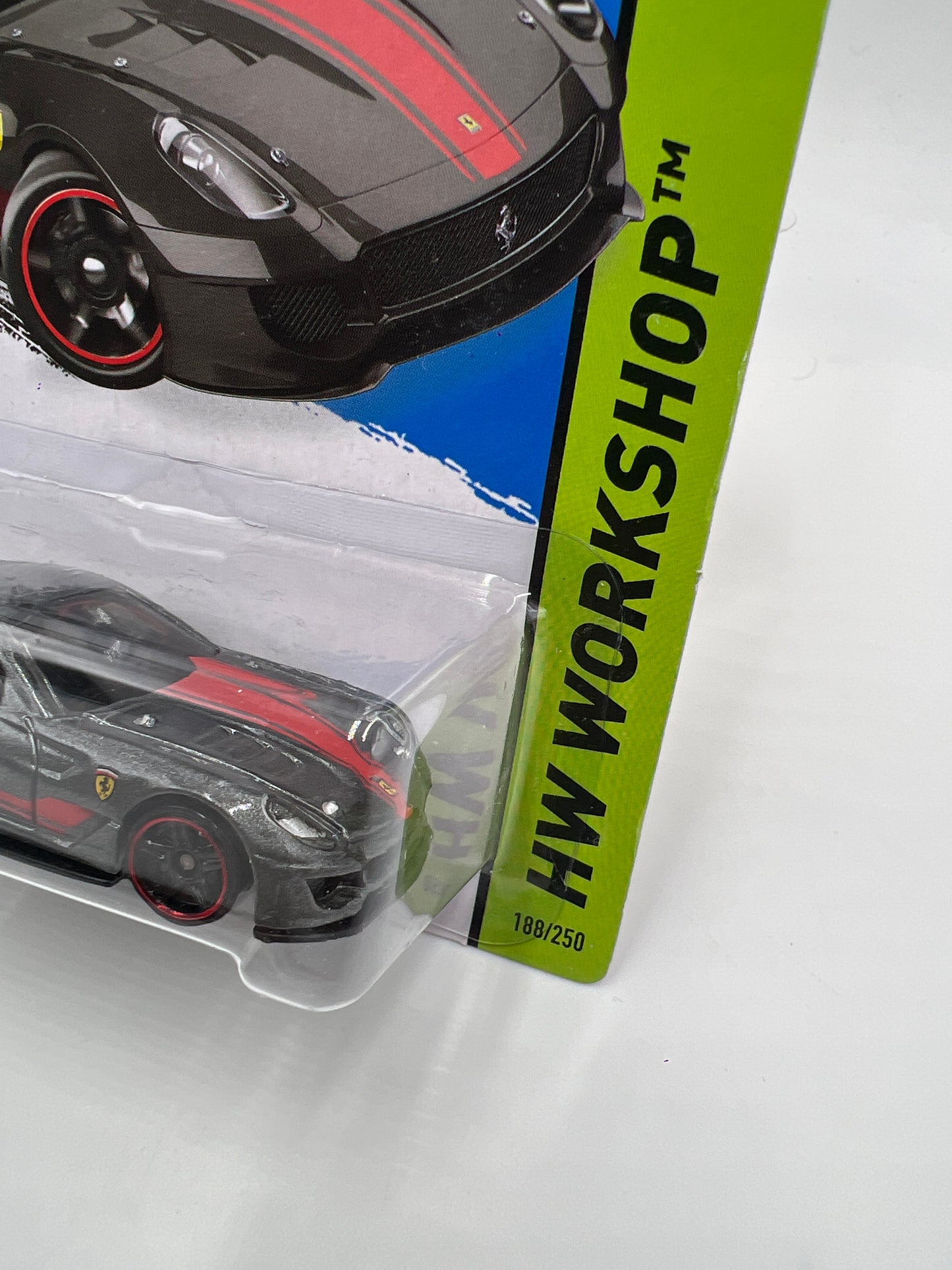 2015 Hot Wheels Workshop #188 Ferrari 599XX Gray International Card