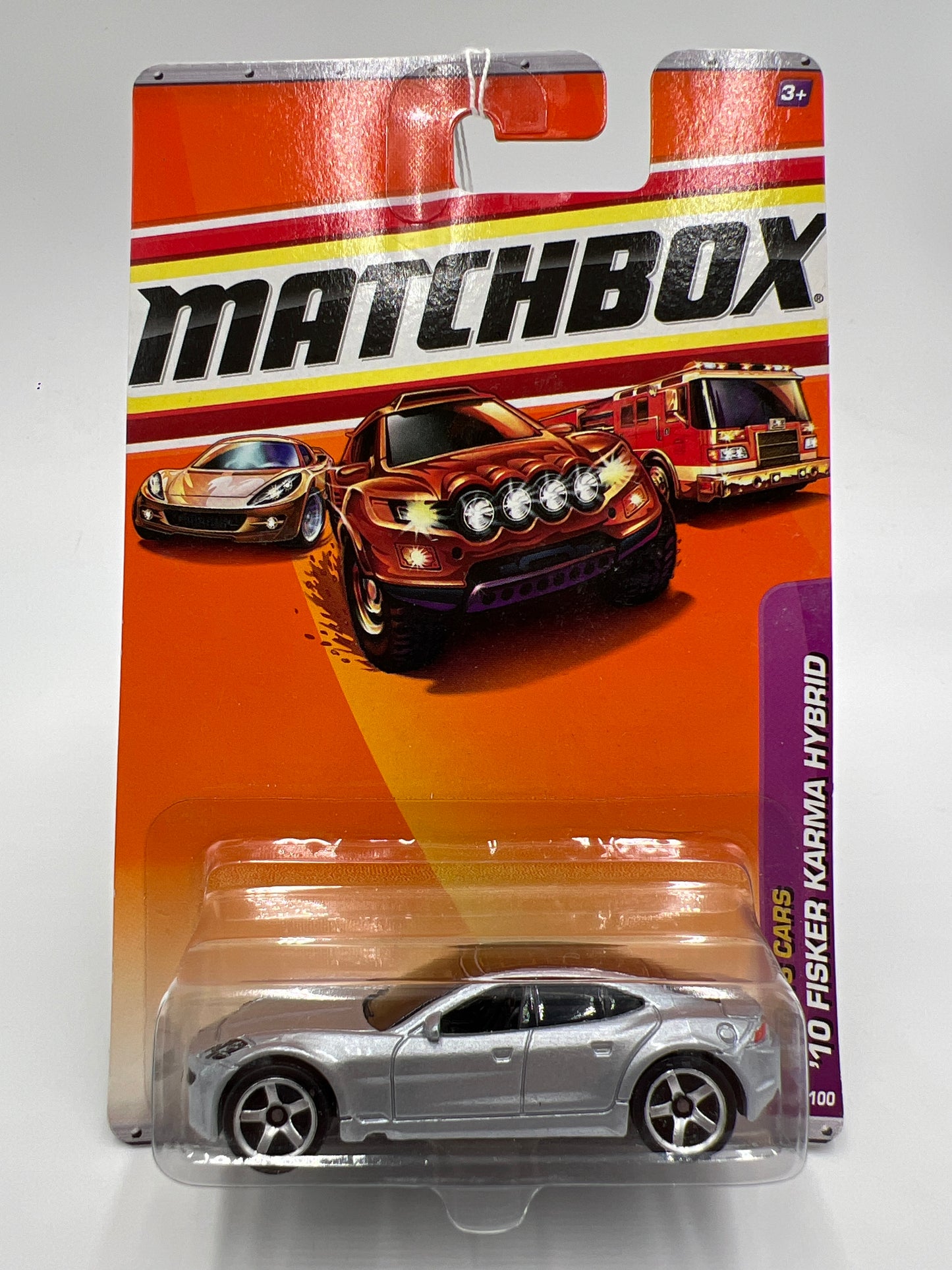 Matchbox Sports Cars #1 10 Fisker Karma Hybrid Silver 217G