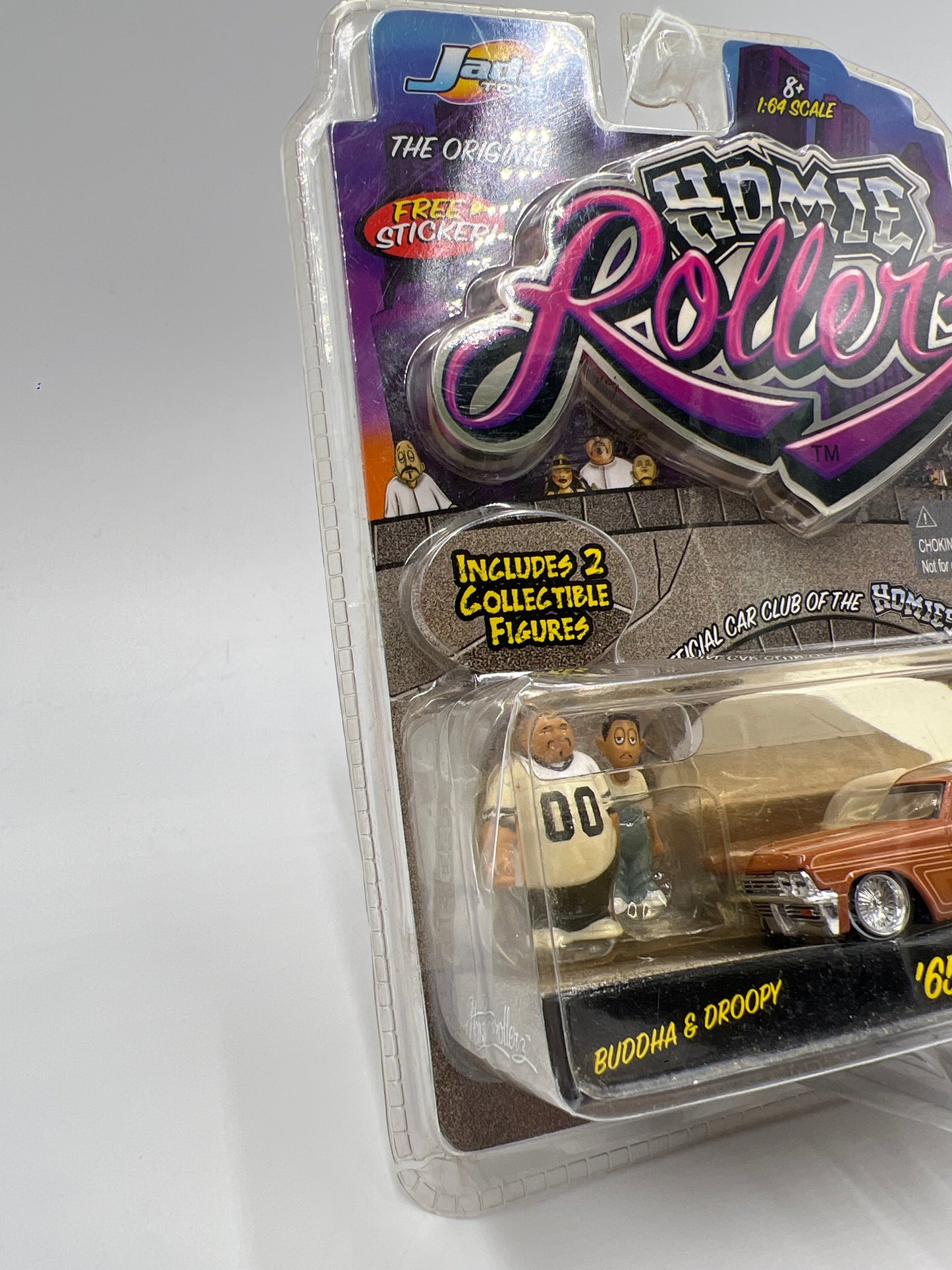 Jada Toys The Original Homie Rollerz 65 Chevy Impala Buddha & Droopy