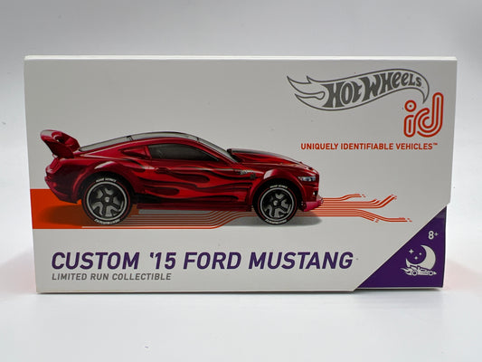 Hot Wheels iD Nightburnerz Series 1 #4 Custom 15 Ford Mustang Red Sealed