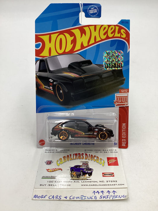 2023 Hot wheels Red Edition Factory Sealed 76 Chevy Chevette #197 150G