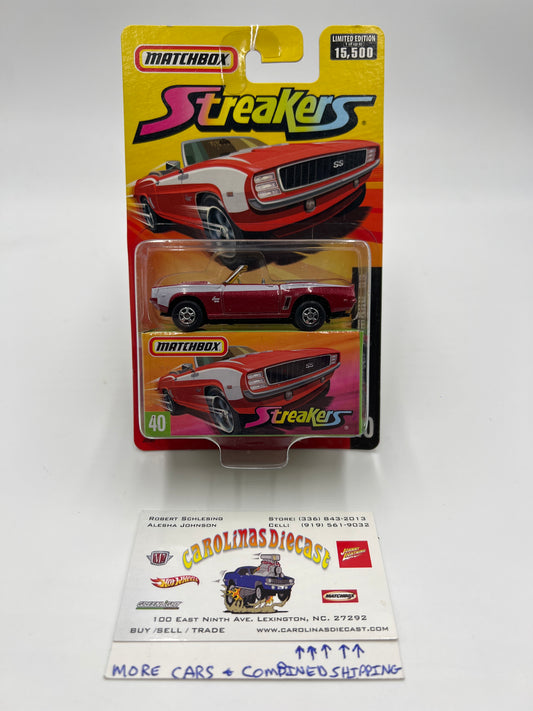 Matchbox Streakers #40 Chevrolet Camaro SS Red 173H