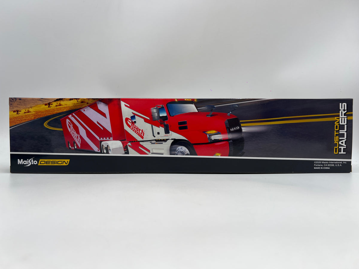 Maisto Design 1/64 Mijo Exclusive Squarebody USA Mack Anthem & 1987 Chevrolet 1500