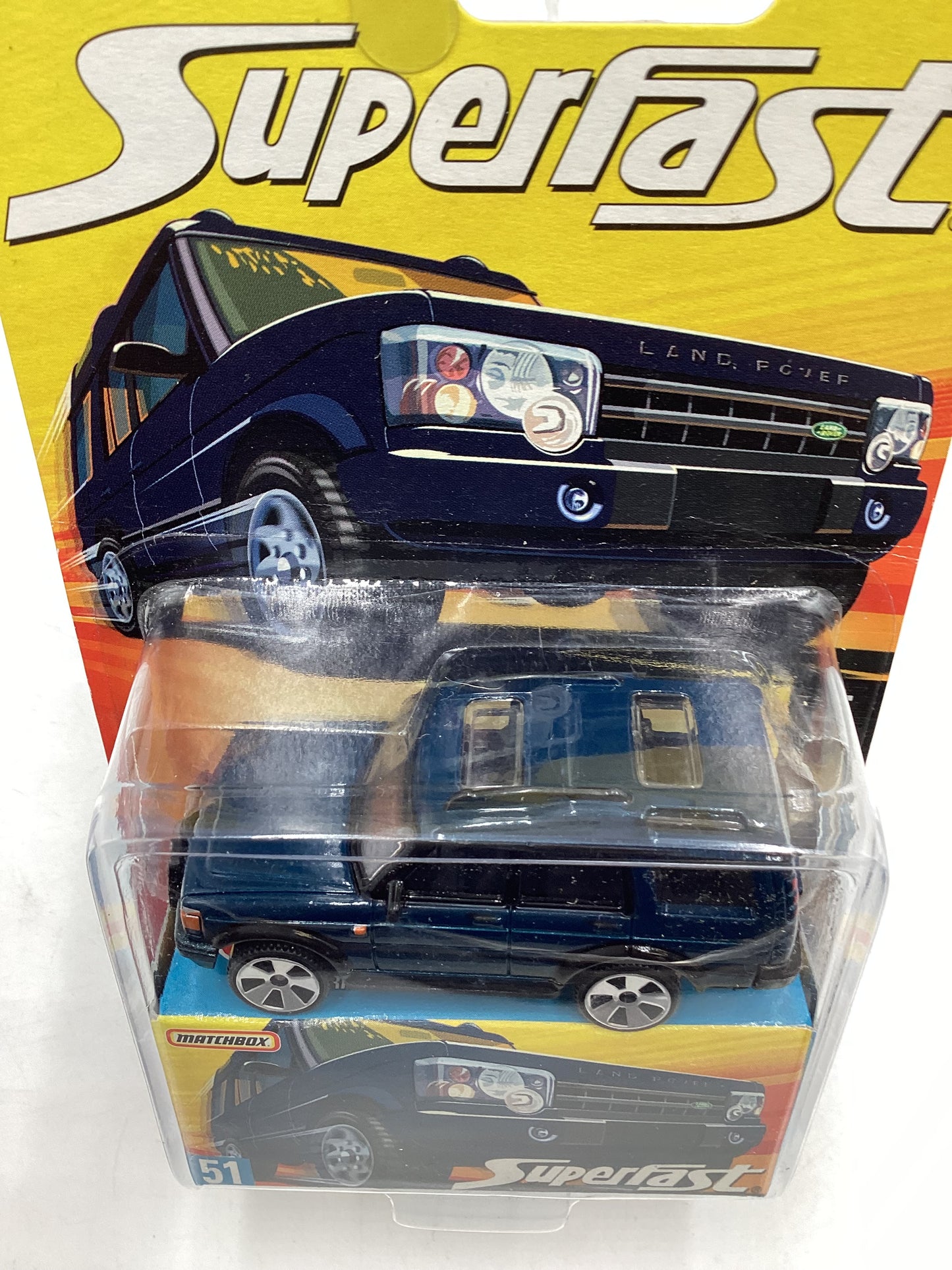 Matchbox Superfast #51 Land Rover Discovery *See Card For Condition*