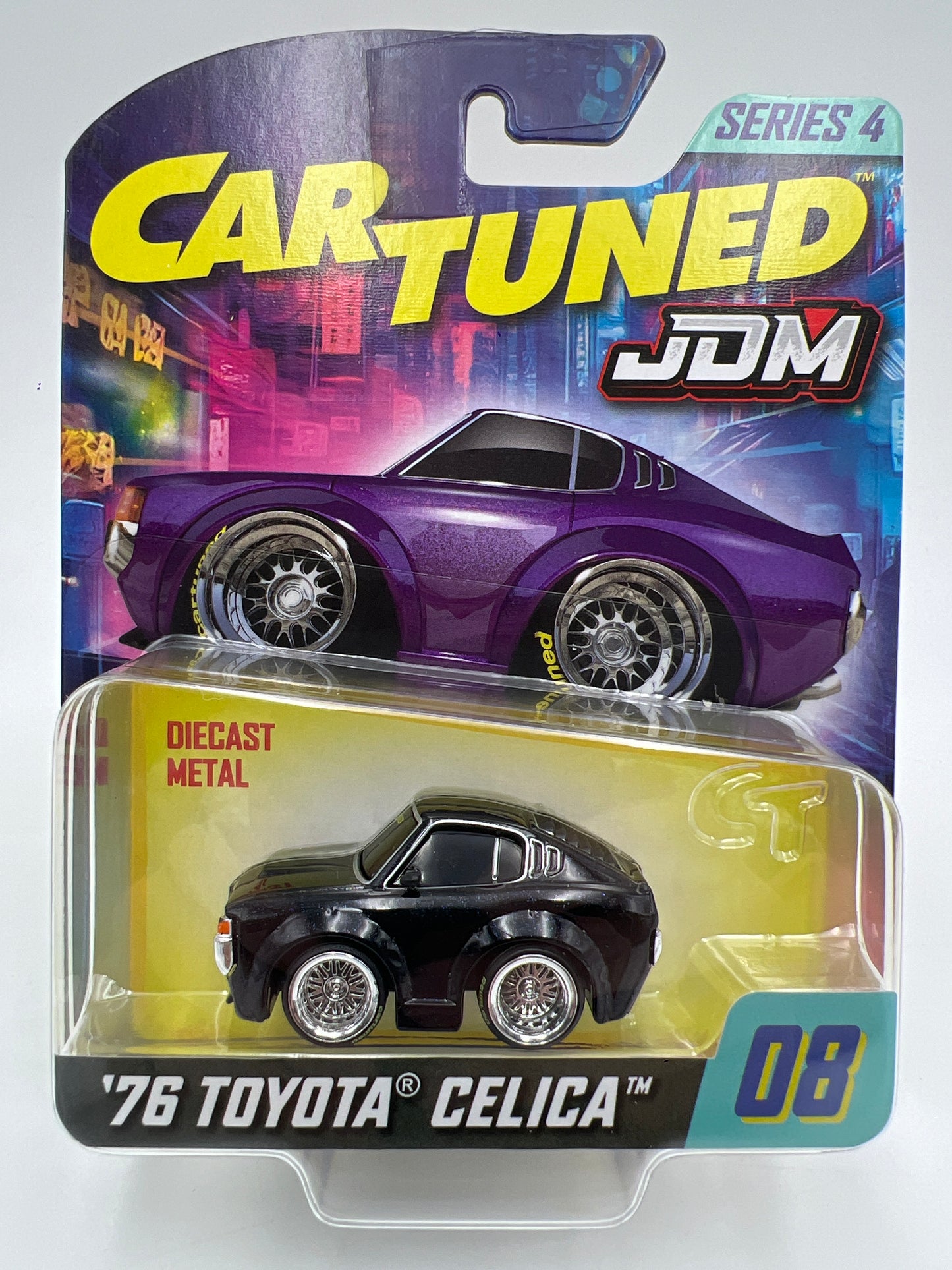 MGA Car Tuned JDM Series 4 #8 76 Toyota Celica Dark Purple 185H