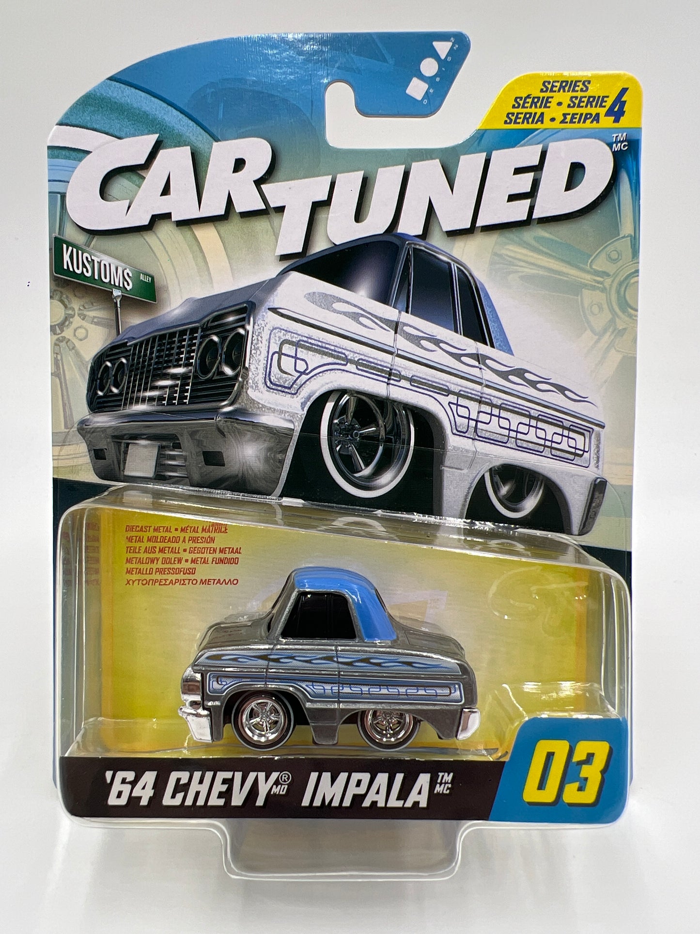 MGA Car Tuned Hobby Exclusive Series 4 #3 64 Chevy Impala Silver 178C
