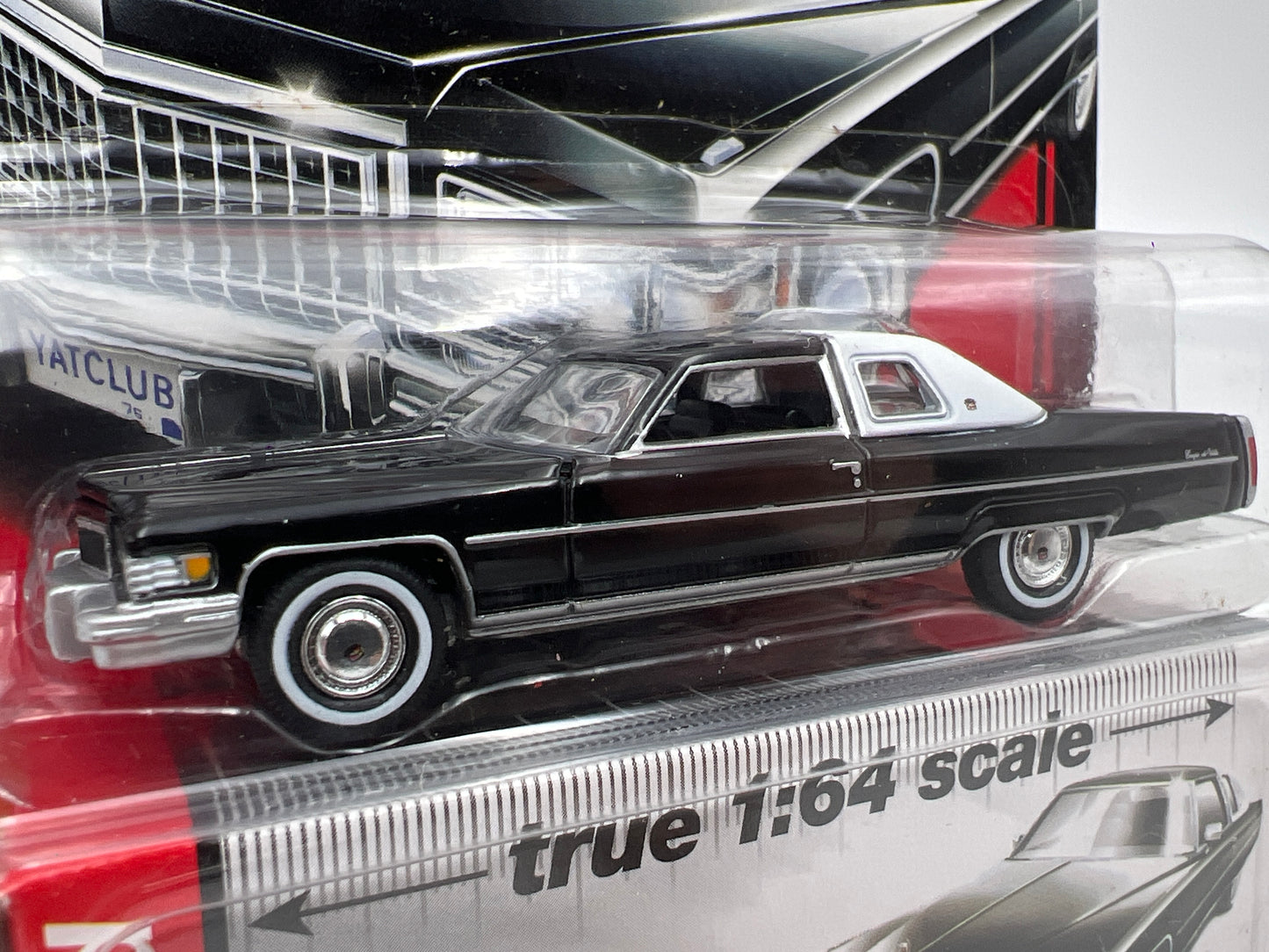 Auto World Land Yachts #6 1976 Cadillac Coupe DeVille Black