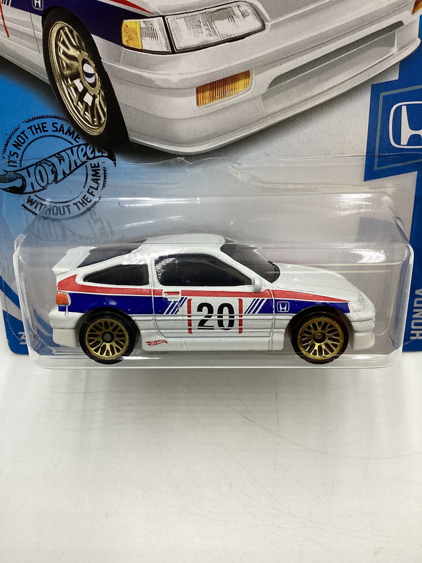 2020 Hot Wheels Honda #123 88 Honda CR-X White 77E