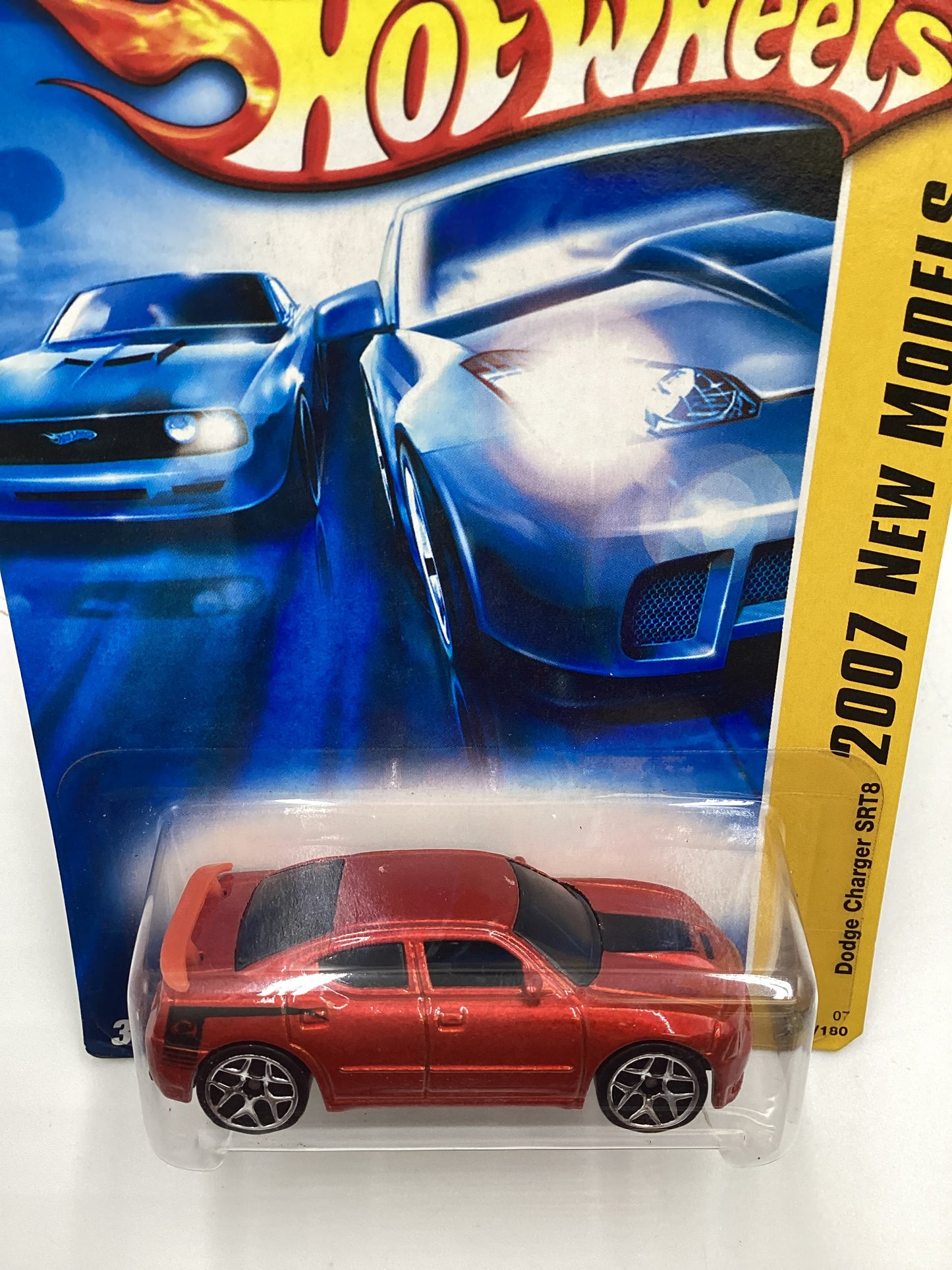 2007 Hot Wheels #007 Dodge Charger SRT8 Orange 37D