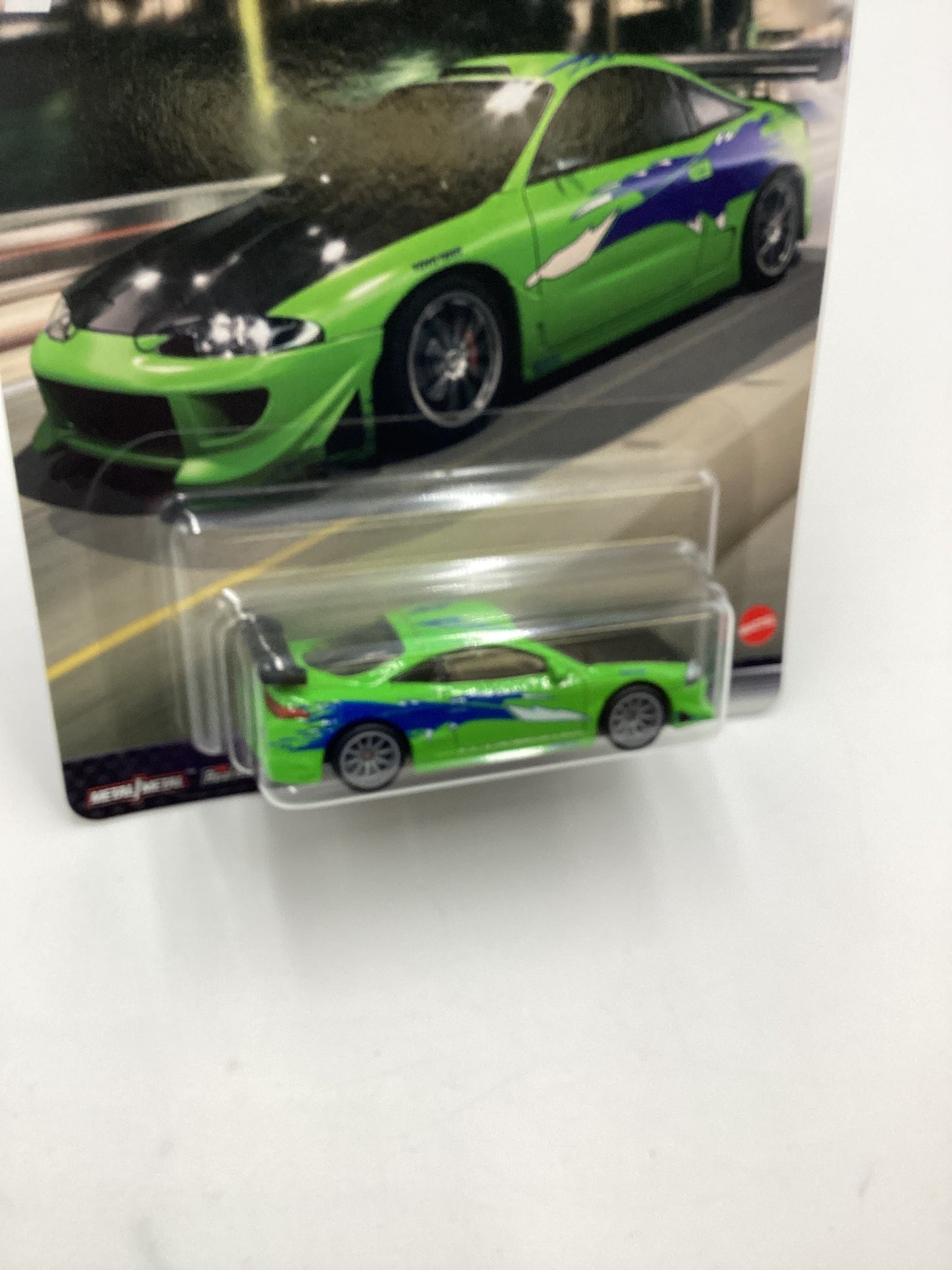 Hot Wheels Premium Fast & Furious Fast Stars #1 Mitsubishi Eclipse Green W/Protector (1)