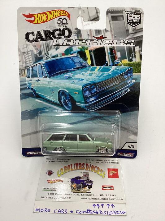 Hot wheels Car Culture Cargo Carriers #4 Nissan C10 Skyline Wagon Green