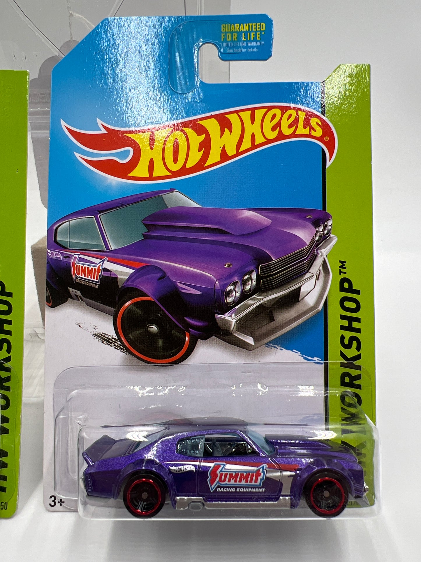 2014 Hot Wheels Workshop #243 70 Chevy Chevelle Purple Summit 2 Pack MC5/PR5 Wheel Variations W/Protector