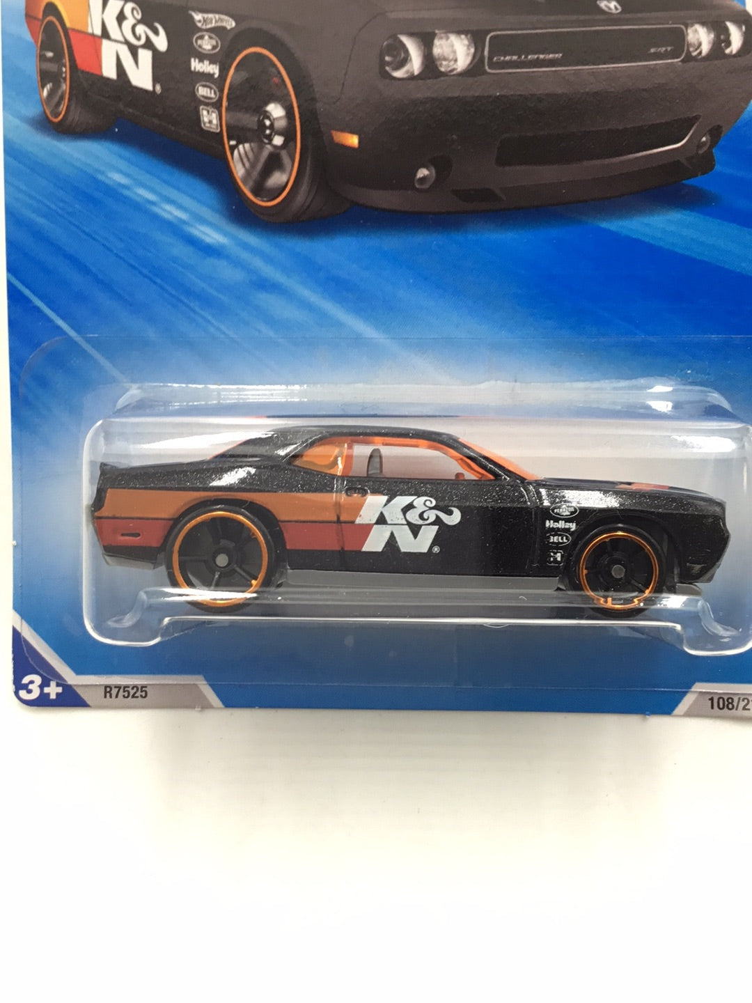 2010 Hot Wheels #108 Dodge challenger SRT8 K&N Black Y4