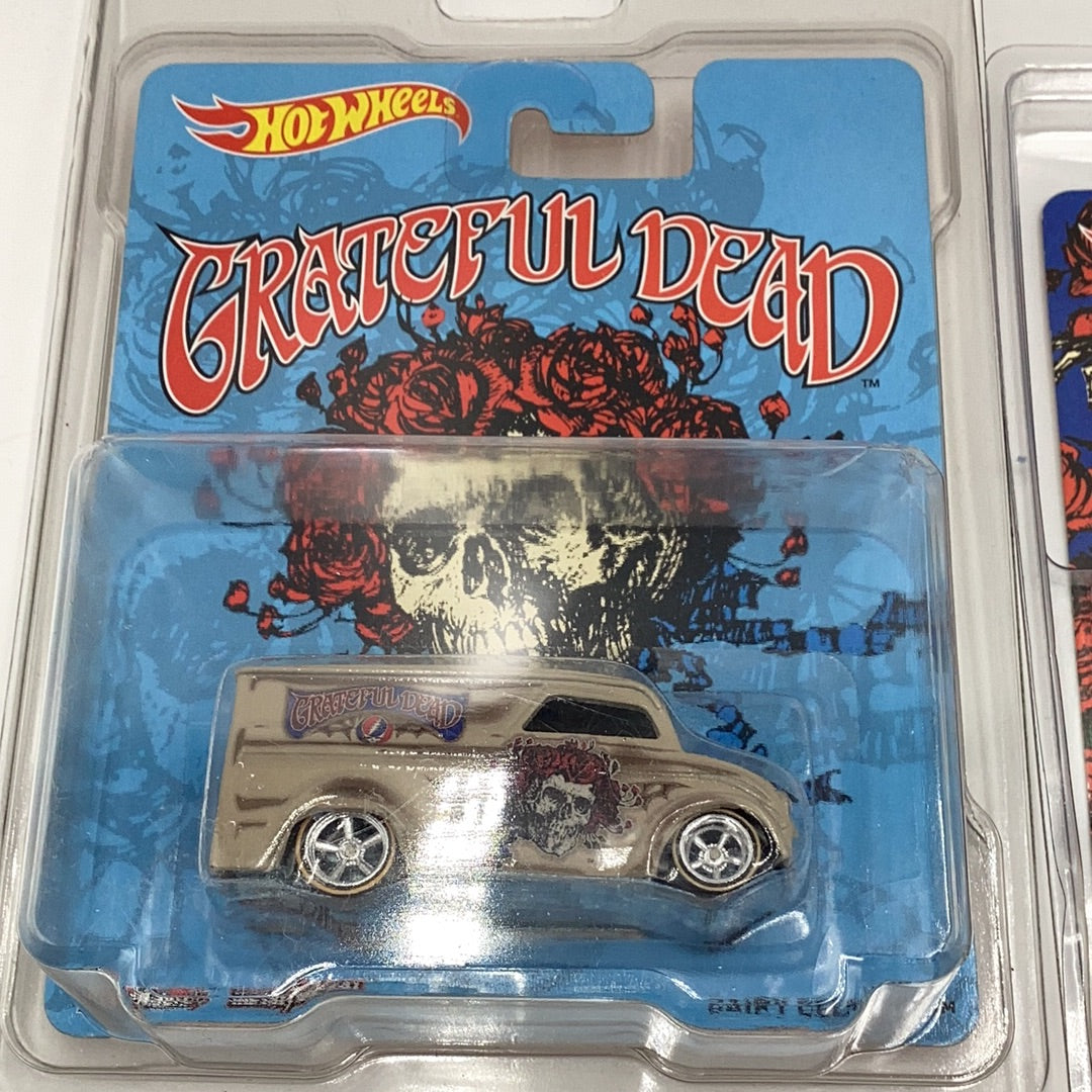 Hot Wheels Grateful Dead Pop Culture 6 car set with protectors